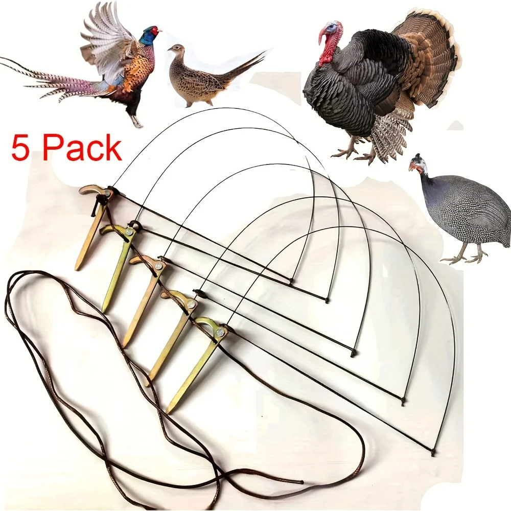 Bird Trap Professional Chicken Pheasant Wild Duck Partridge Mallard Tying Birds feet Won't Hurt