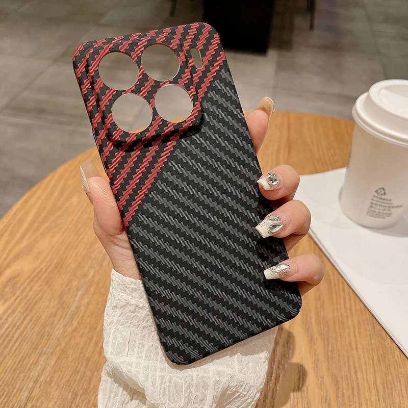 Kevlar Carbon Fiber Pattern Hard Case Cover with Enhanced Protection