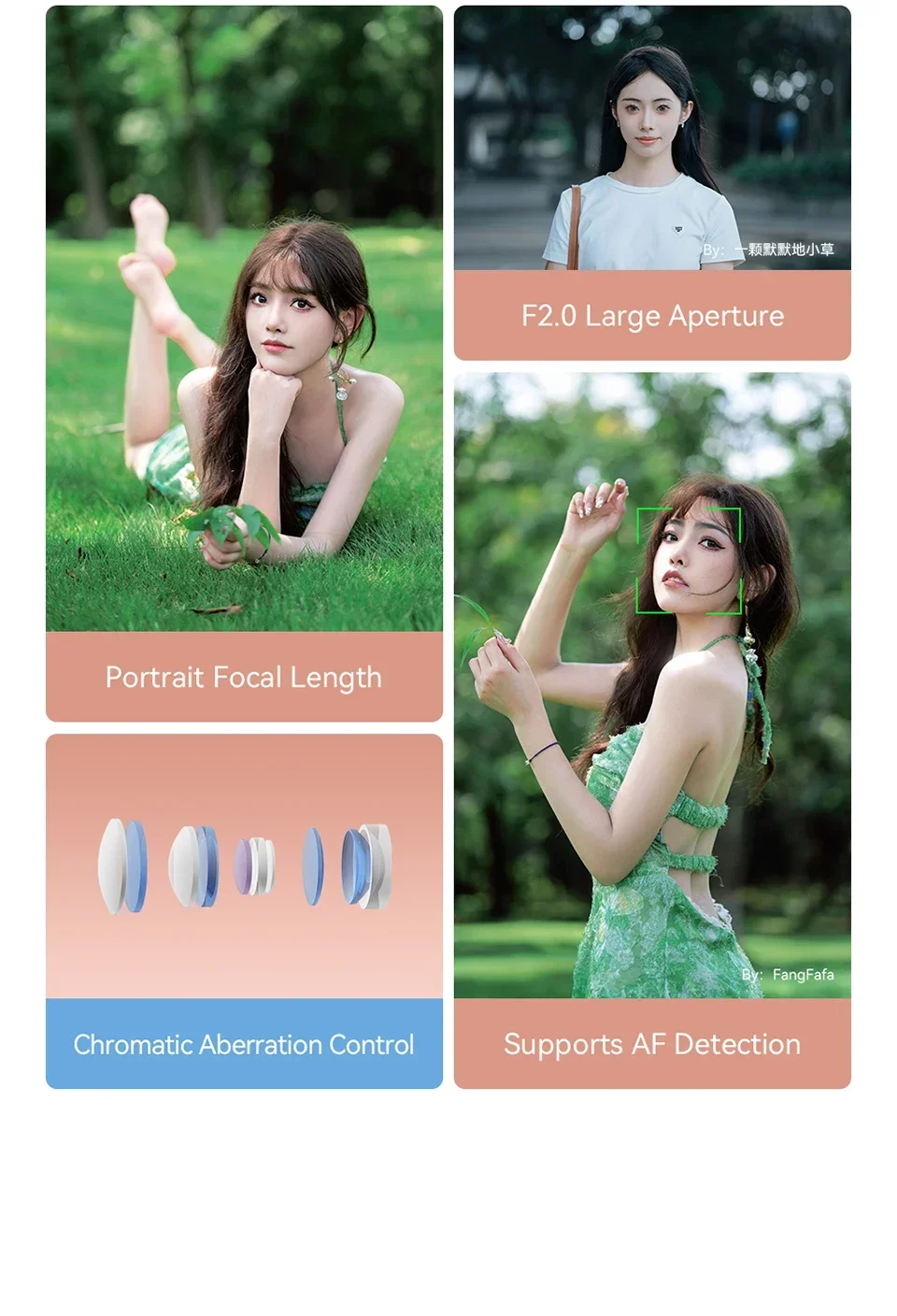 AF 75mm F2 Full Frame Autofocus Lens for Portrait Photography for Sony E A6400 A