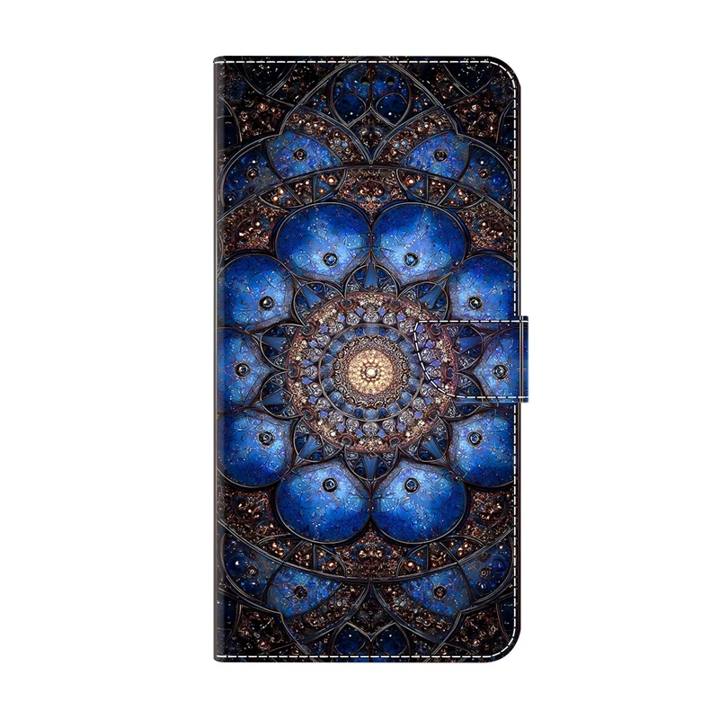 Colorful Painted Pattern Flip Phone Case - Protective Cover