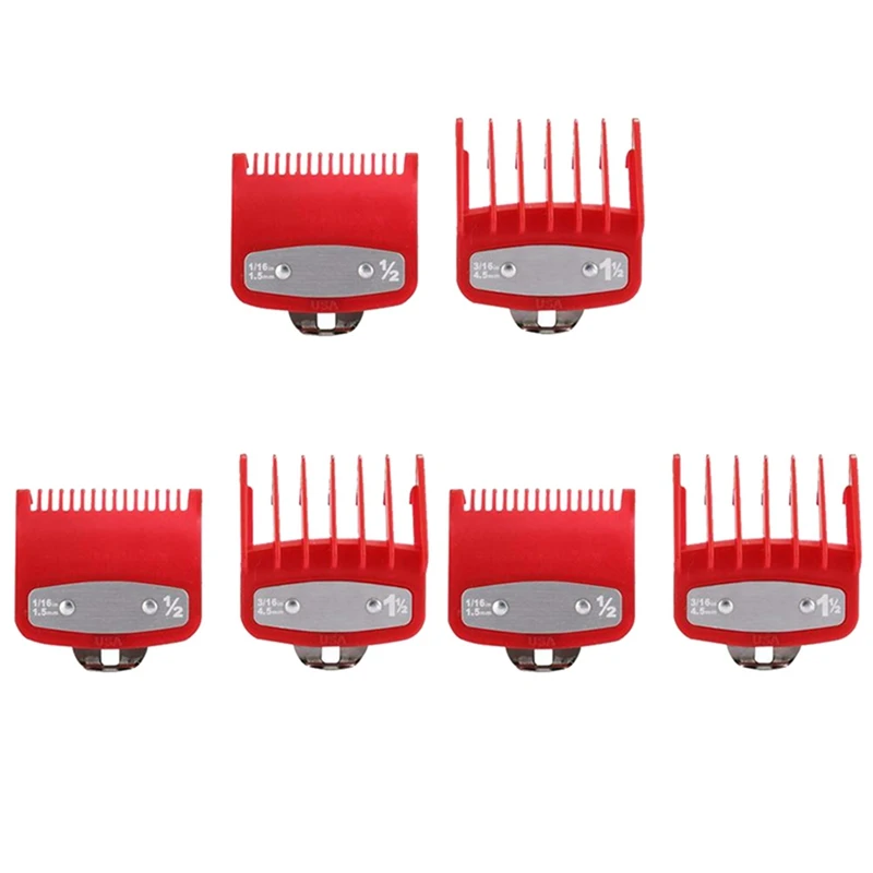 3x For Wahl Hair Clipper Guide Comb Set Standard Guards Attached