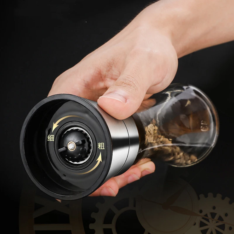 Salt and Pepper Mill Wood Pepper Shakers with Strong Adjustable Ceramic Grinder with spare Ceramic Rotor kitchen Cooking Tools salt and pepper grinder,pepper grinder