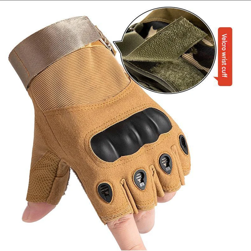 Military Training Half-finger Tactical Gloves Male Training Combat Motorcycle Motorcycle Fans Outdoor Protection Anti-slip