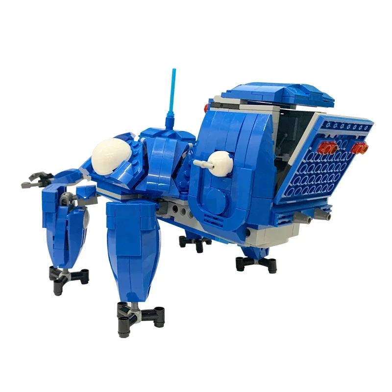 

MOC-124687 Tachikoma Ghost in Shell Building Block Kit Walker/Roller Tank Spider Combat Vehicle Brick Model Toy Birthday Giift