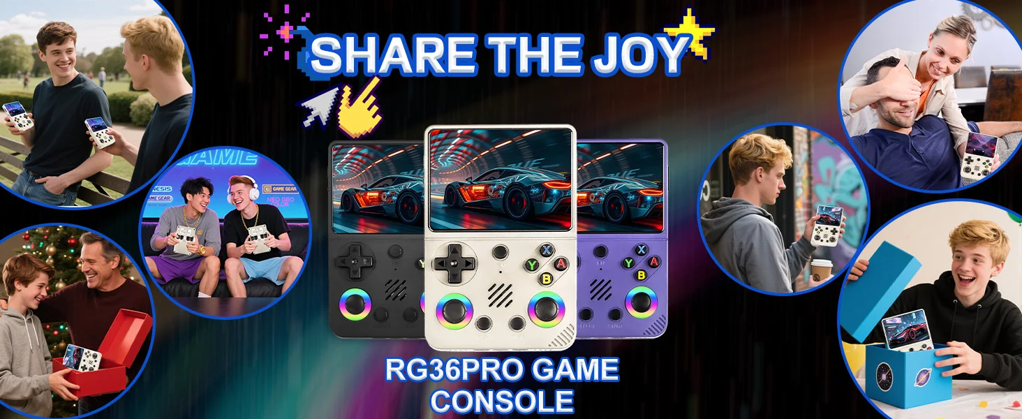 Rg36pro Retro Handheld Game Console With Ips Screen And Battery_voghion.com
