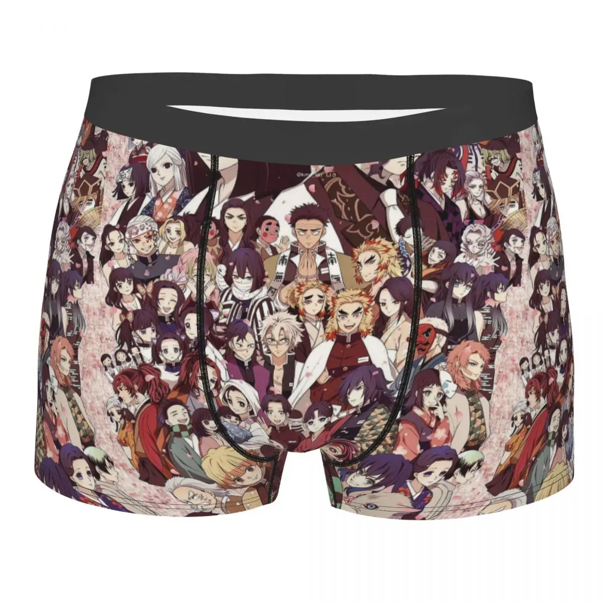 Kimetsu No Yaiba Demon Slayer Men Boxer Briefs Underpants Highly Breathable High Quality Birthday Gifts