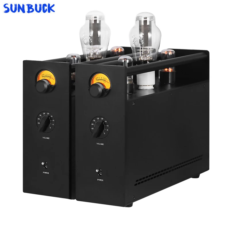 SUNBUCK HiFi 6SN7 5U4C 300B Dual Mono Vacuum Tube Integrated Amplifier