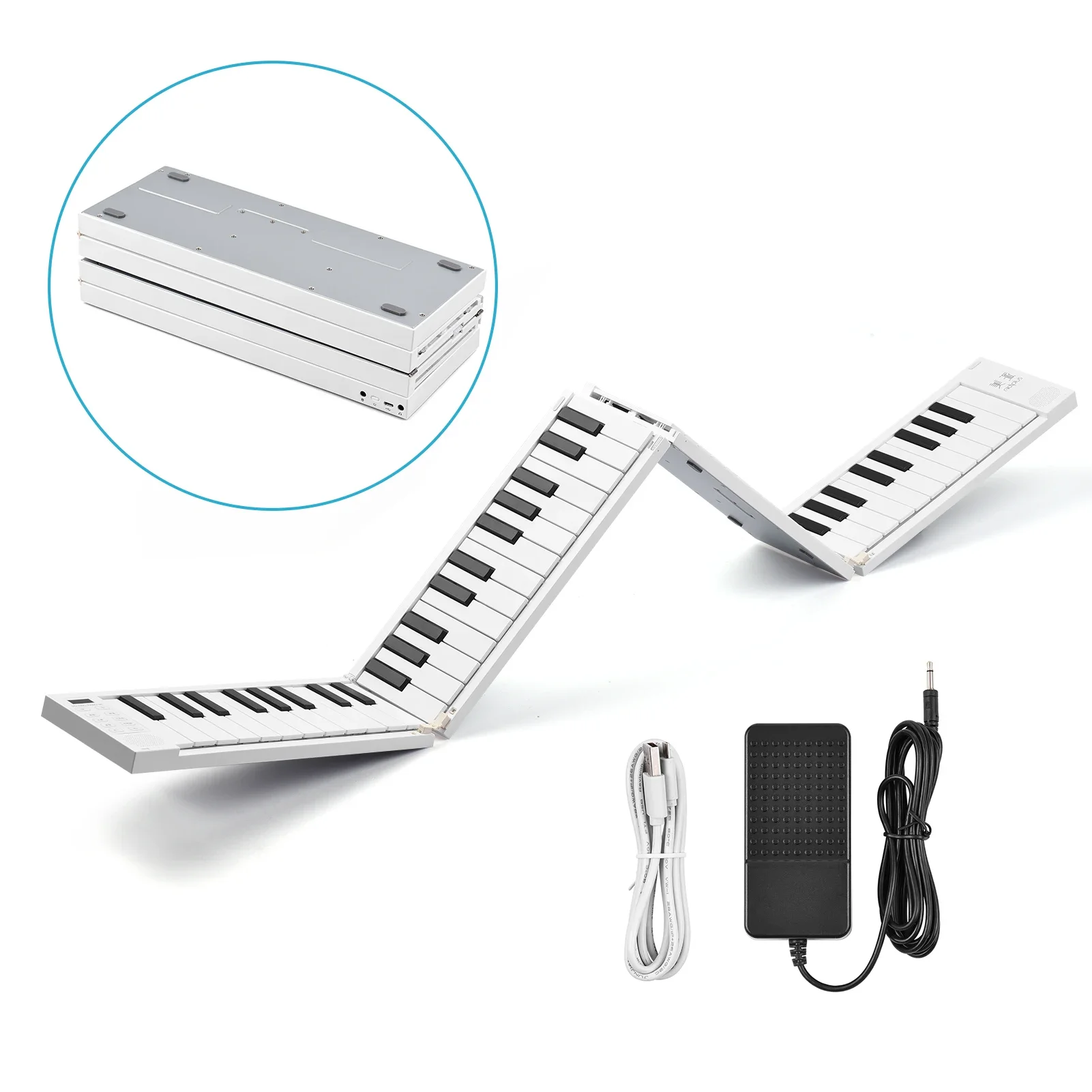 88k eye foldable piano Digital Piano Portable Electronic keyboard Piano student instrument musical instrument electronic musical instrument electronic piano