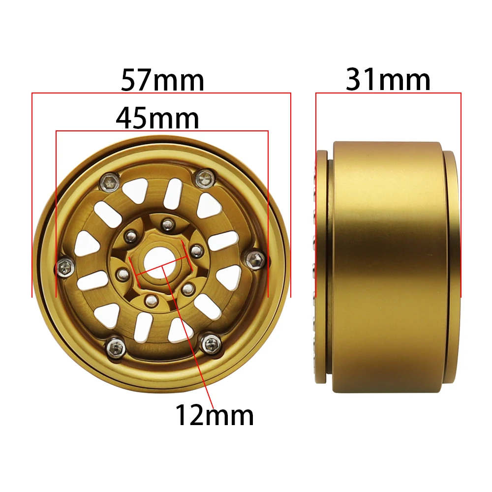 1.9インチホイール　6mmハブ　rcクローラー 1.9インチホイール 6mmハブ rcクローラー Amazon | RCクローラー