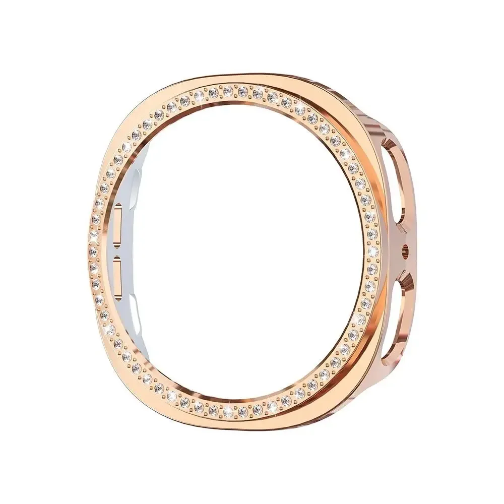 Stylish Diamond Hollow Protective PC Case for Smartwatch - No Glass