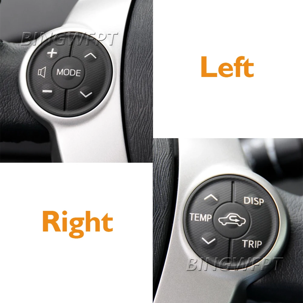 Steering Wheel Switch Controls Rubber Toyota Prius