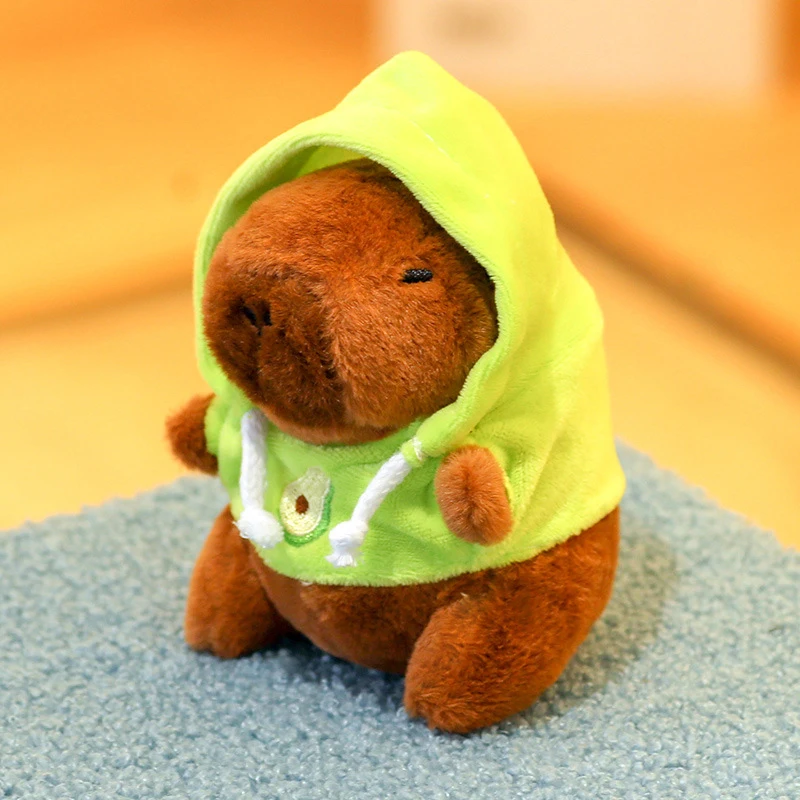 thumbnail image 1 of Llavero de capibara de peluche kawaii, colgante para bolso, decoración para colgar, muñeco de peluche esponjoso, llavero para coche, regalos de cumpleaños, 1 of 5