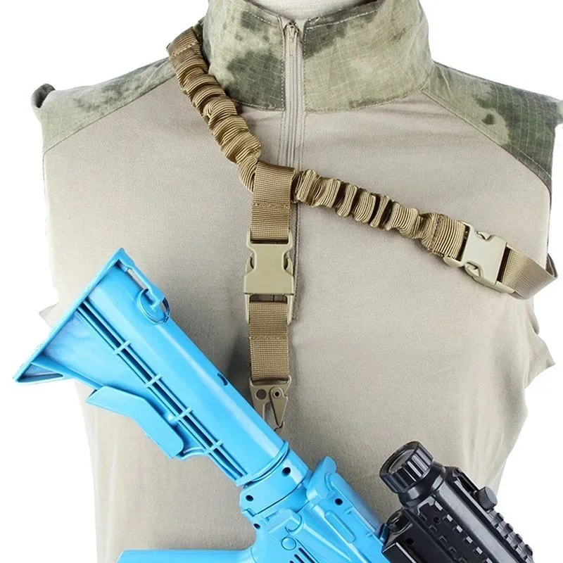 Tactical Single Point Rifle Sling Shoulder Strap Nylon Adjustable Airsoft Paintball Gun Strap Hunting Accessories Tactical Gun Strap