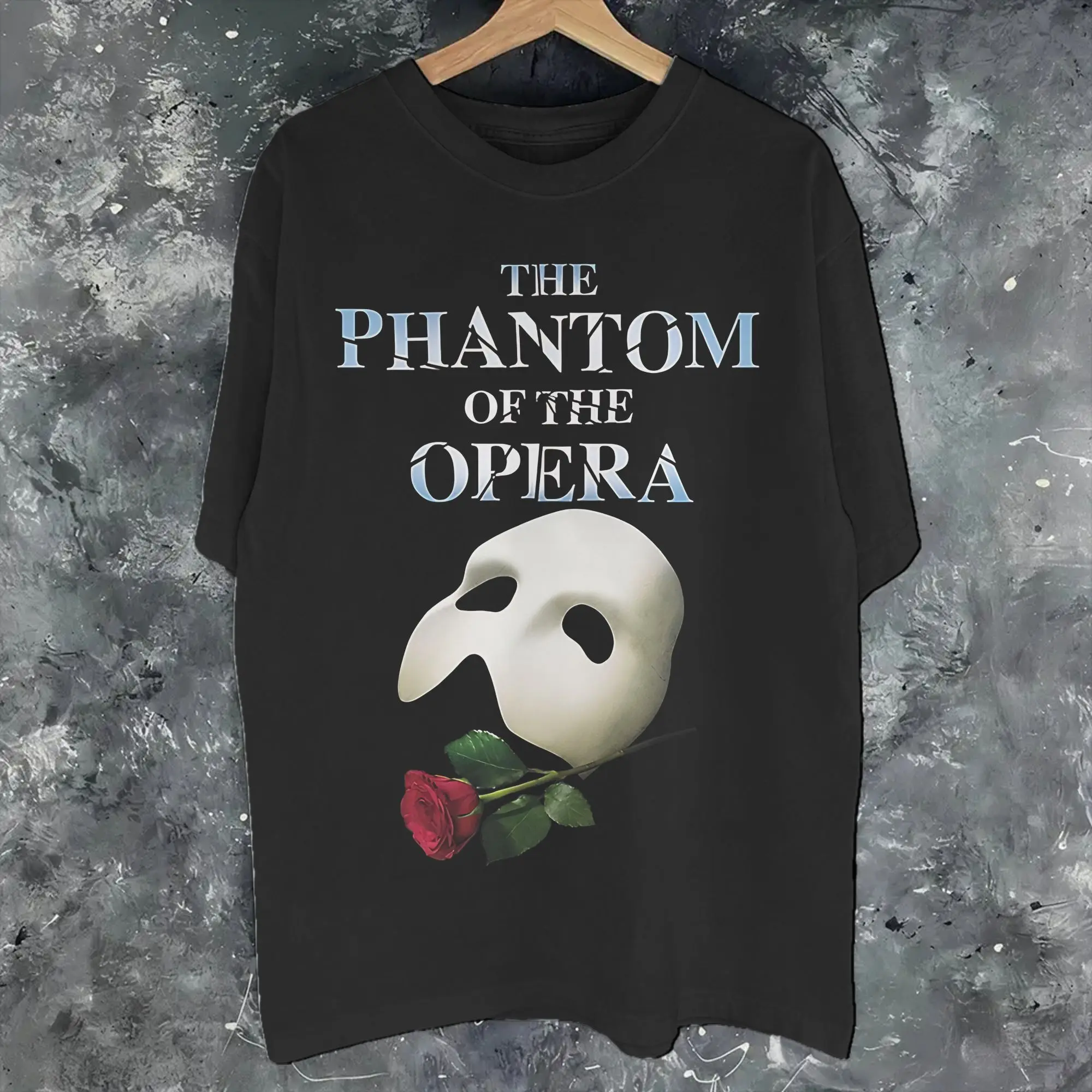 Phantom of The Opera Merch Unisex T-Shirt aus 100 % Baumwolle, neu eingetroffenes T-Shirt
