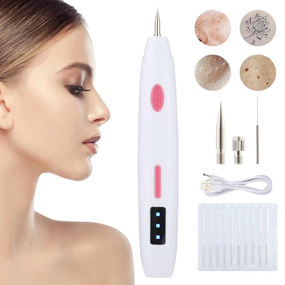 Laser Plasma Pen Remover Freckle Remover Machine Mini Mole Removal Dark Spot Wart Tag Tattoo Remaval Tool