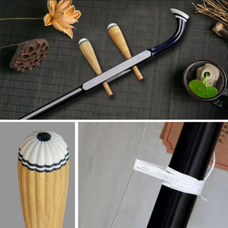 Two Strings Chinese Traditional Erhu Violin Fiddle with Case Solid Wood Bow High Quality Urheen Stringed Musical Instrument
