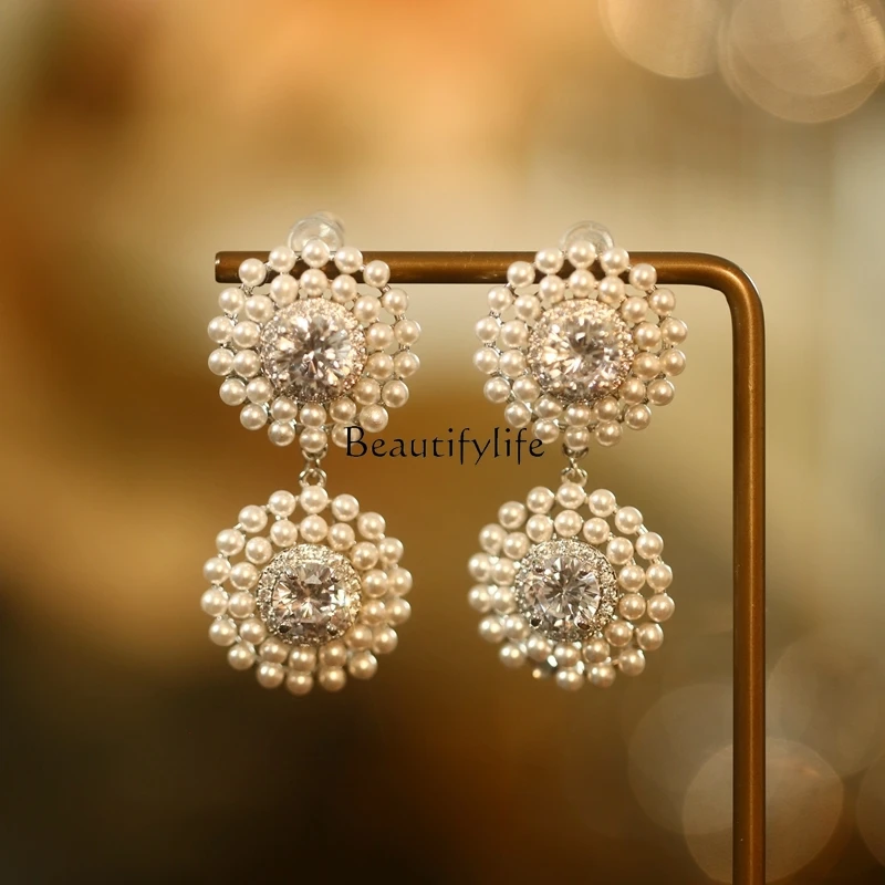 

Small Pearl Earrings Earrings Female Summer Vacation Travel Ornament