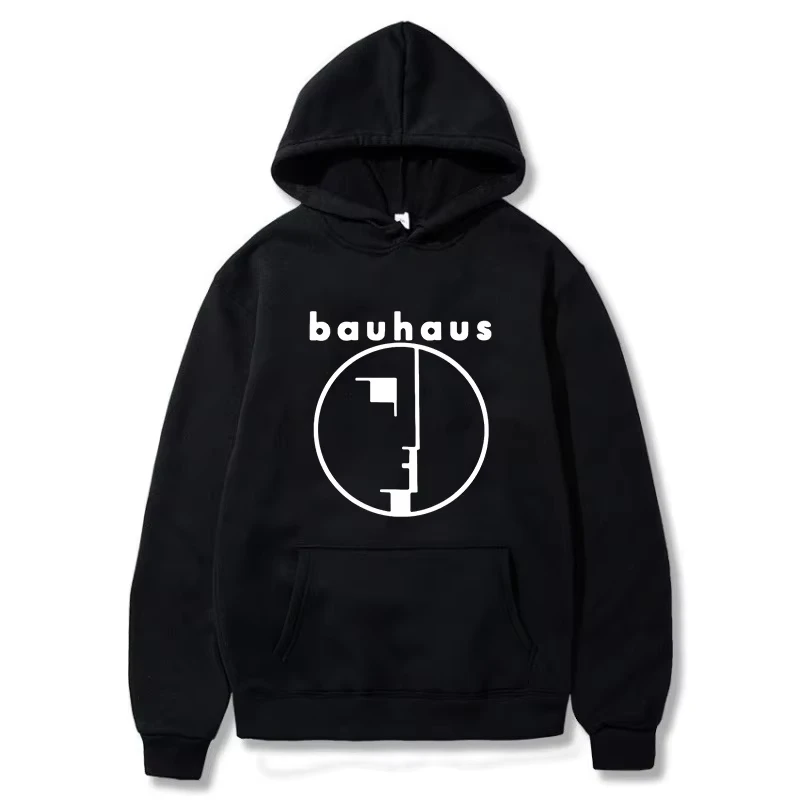 Herren Hoodie Bauhaus Post Punk Goth Rock Rundhalsausschnitt Grafik bedrucktes Sweatshirt Mode Lässig Plus Size Damen Pullover Hoody