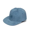 Big Size Corduroy 6 Panel Cap for Men Cotton Mid-Profile Hip-Hop Cap Unstructured Flat Visor Comfortable Breathable Snapback Hat 1
