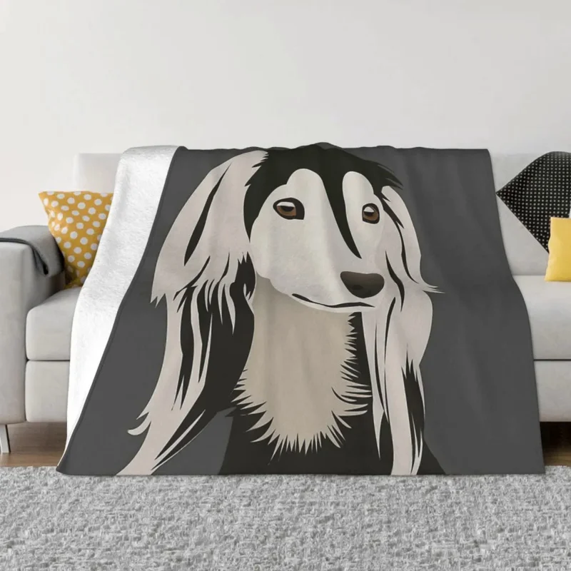 

Greyhound Dog Blankets Coral Fleece Plush Decoration Bedroom Bedding Couch Bedspread