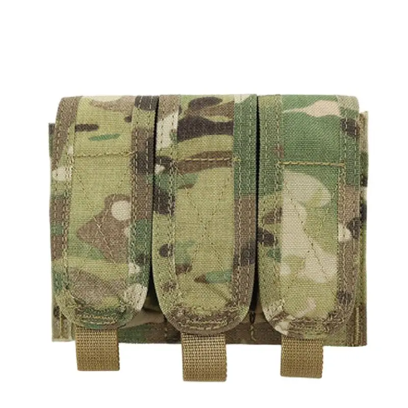 

Tactical Triple Vest Accessory Bag, Imported Fabric, Solar, Snow Parachute