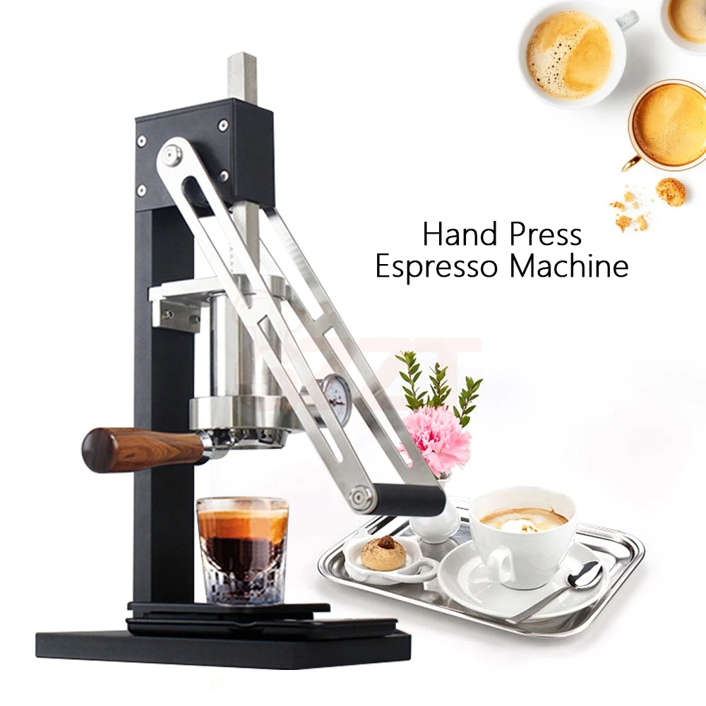 GZZT Hand Press Espresso Machine Stable Force Area Full Extraction