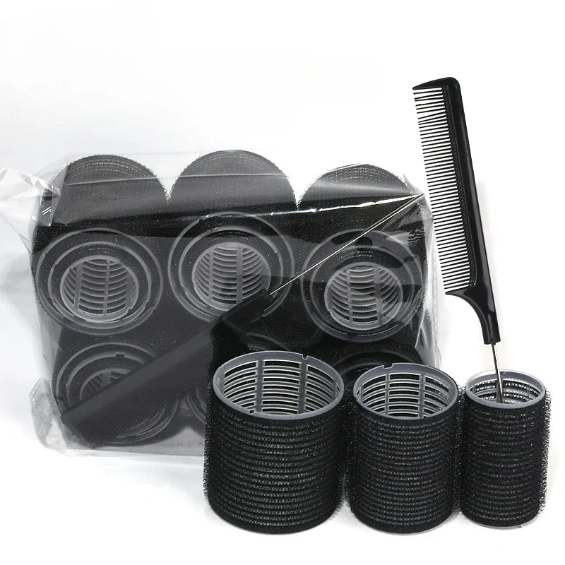 19 Piece Set Of Curly Hair Sticks Hair Clips Natural And Non Ironing Curly Tubes