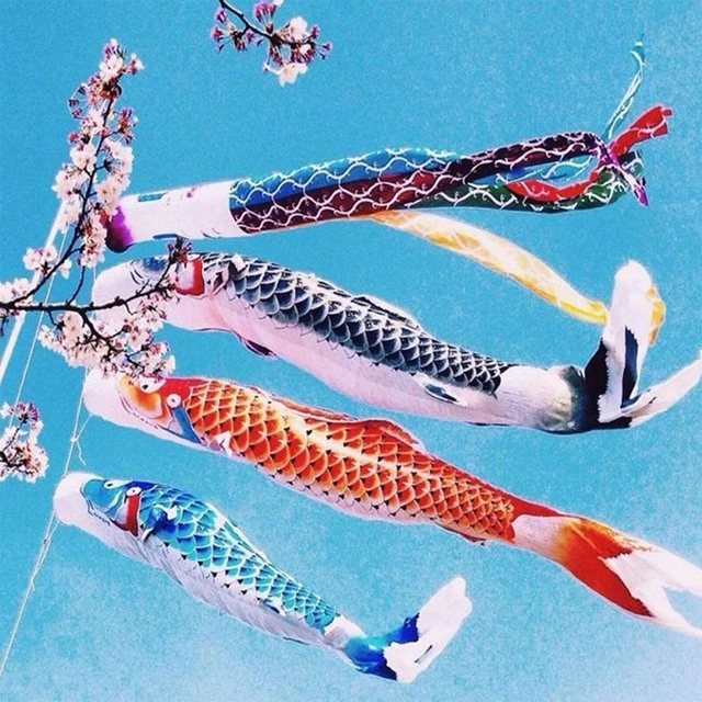 150cm Japanese Windsock Koi Nobori Koinobori Fish Carp Flag Kite