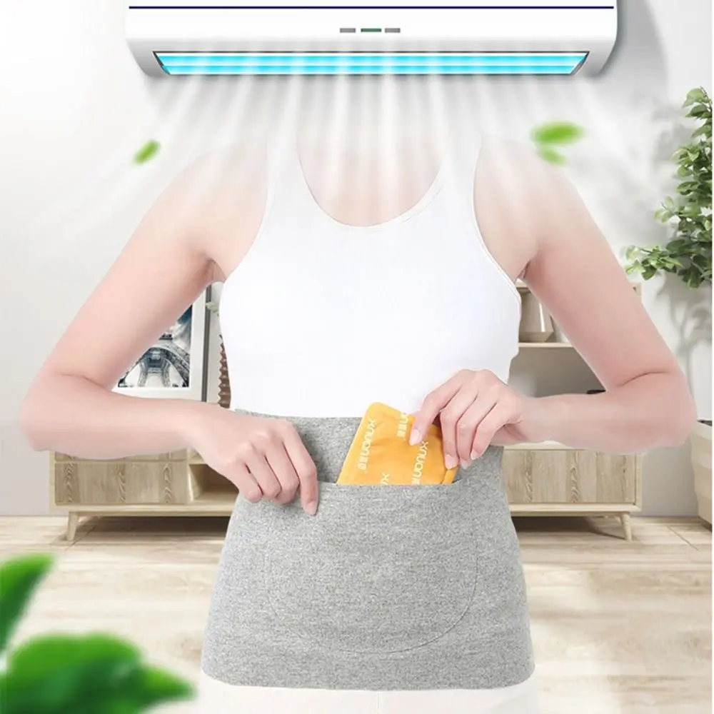 따뜻한 열 보온 허리 지지 벨트, 흔적 없는 얇은 플리스 허리 워머, 안전한 착용감, 높은 탄성, 허리 하부 지지 벨트 (남녀공용)