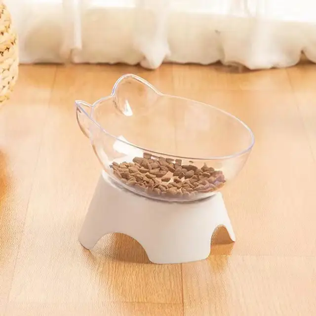 Non-Slip Cat Bowl Pet Water Food Feed Dog Bowls 45° Inclination Stand Feeders Tall Cat Bowl Anti-dumping Pet Feeding Supplies 4