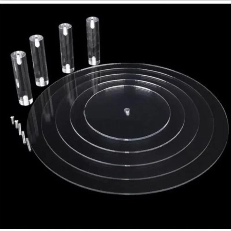 3/4/5 Tier Cake Display Shelf Cupcake Holder Plate Birthday Party Decoration Stands Molds Acrylic Wedding Cake Stand Crystal Cup