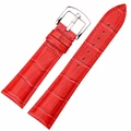 Red silver buckle