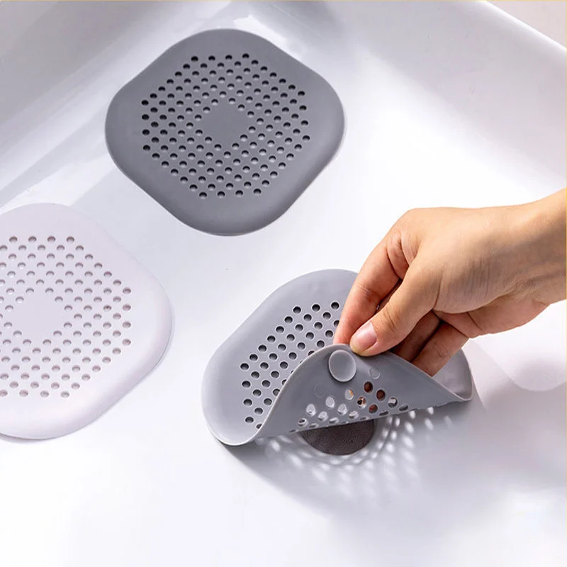 Description Picture 2 of itemKitchen Sink Filter Anti-clogging Sealing Pad Bathroom Floor Strainer Shower Sewer Drains Cover Household Hair Catcher Stopper