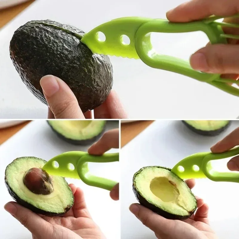 창의적인 아보카도 커터 시어 코어 버터 피타야 키위 필러 슬라이서, 바나나 절단 특수 칼, 주방 야채 과일 도구