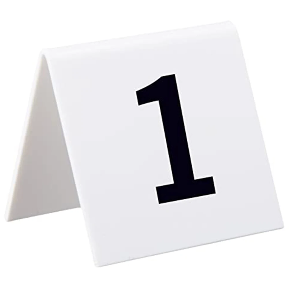 Acrylic Table Tent Sign Table Number Signs 1-20 Acrylic Number For Wedding Roman Numerals Signs