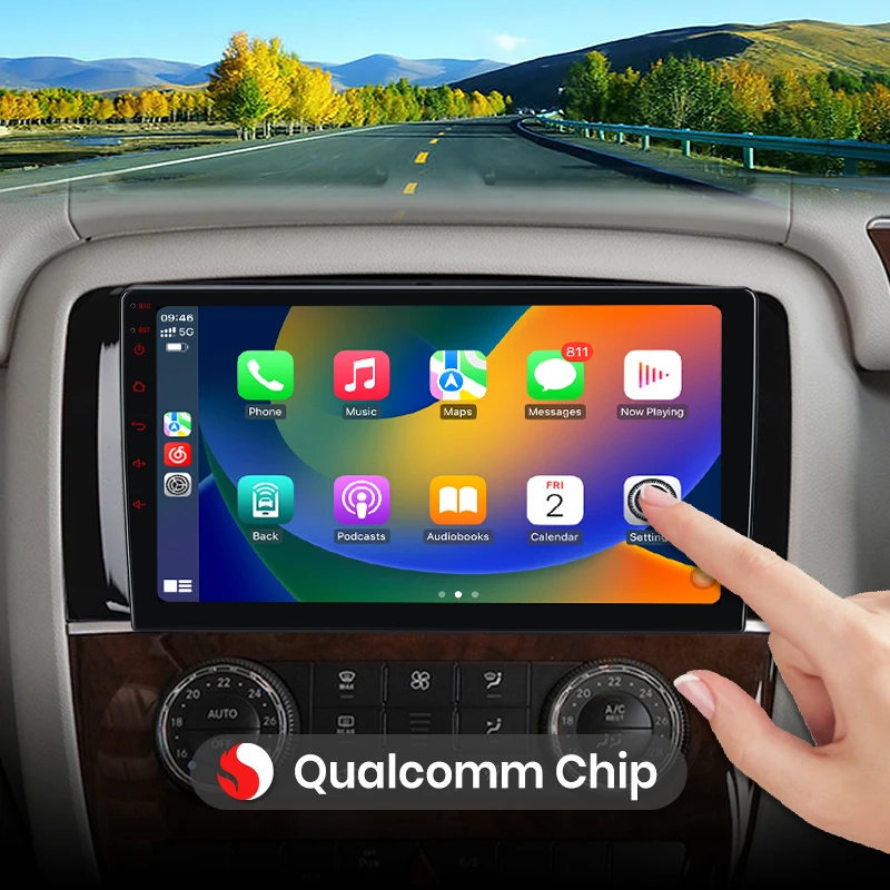 Qualcomm Chip 8 Core für Mercedes Benz R-Klasse W251 R300 R280 R320 2005–2017 CarPlay für Apple Android Auto Autoradio GPS IPS