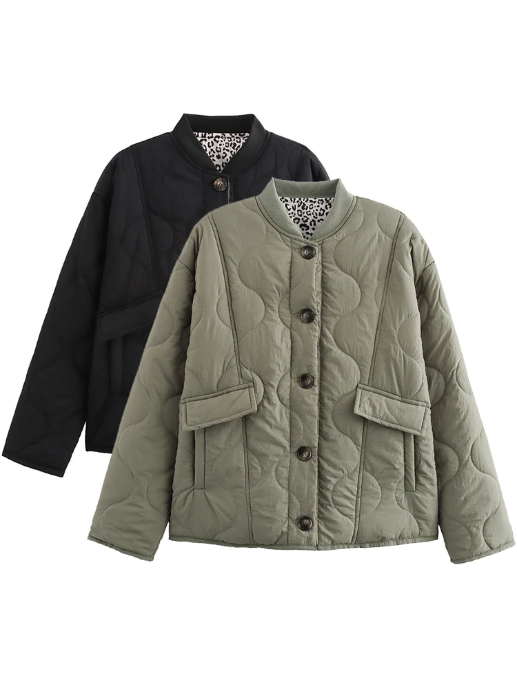 Women’s Quilted Solid Jacket – Premium Winter Layer – Button Down Stylish Outerwear – Mustard Yellow main image 0