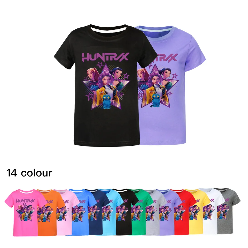 LCW Kids T-shirt Pour Filles à Manches Courtes Avec Imprimé Anime Et Col Rond Ecrou O 4017178