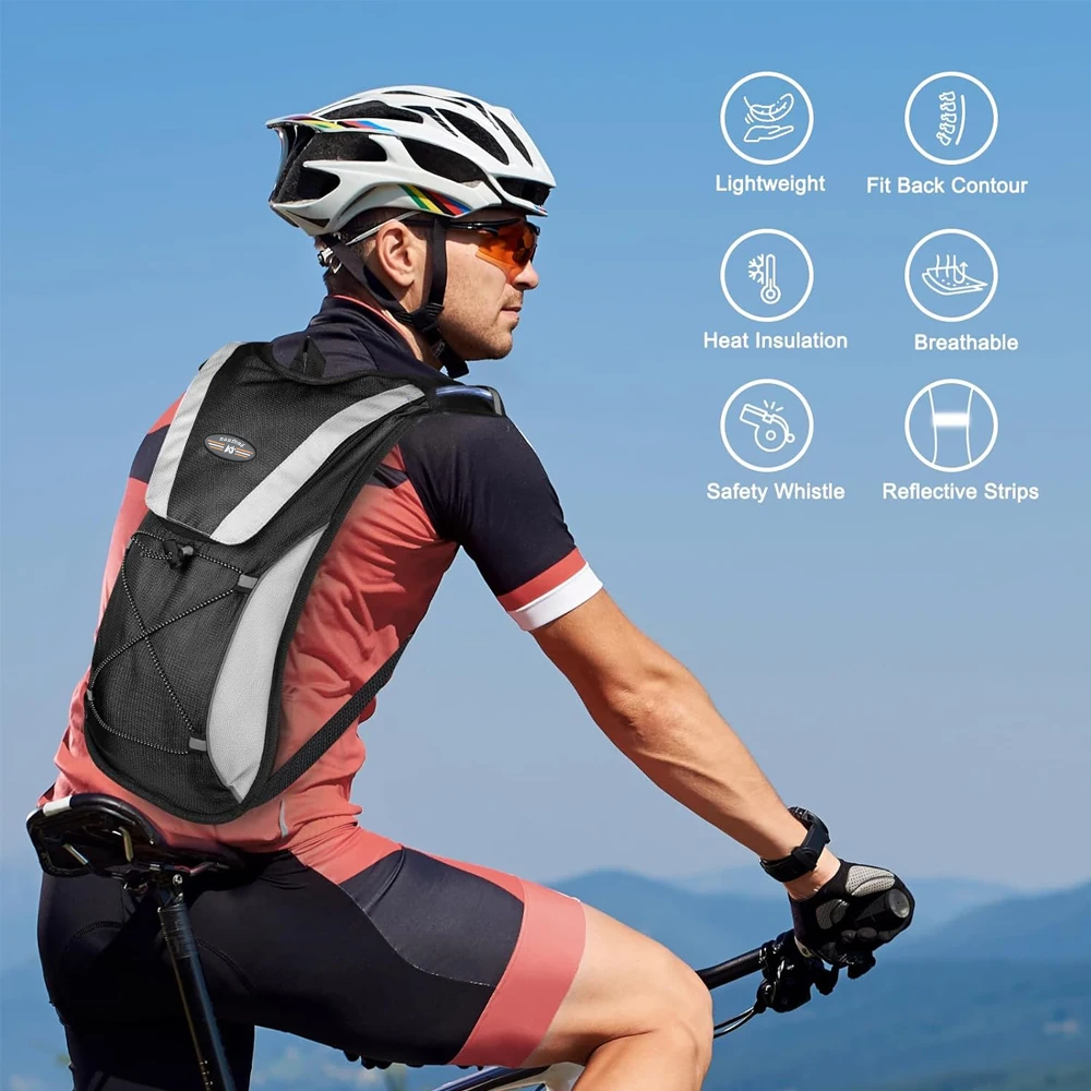 Hydration Pack Lightweight Insulation Water Rucksack Backpack Bladder Bag Cycling Bicycle Bike/Hiking Climbing Pouch 1Pcs