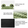 Pet Cat Bed Small Dog Bed Plush Round Cartoon Frog Mat Winter Warm Deep Sleep Comfort Soft Breathable Cat Dog House Pet Supplies 5