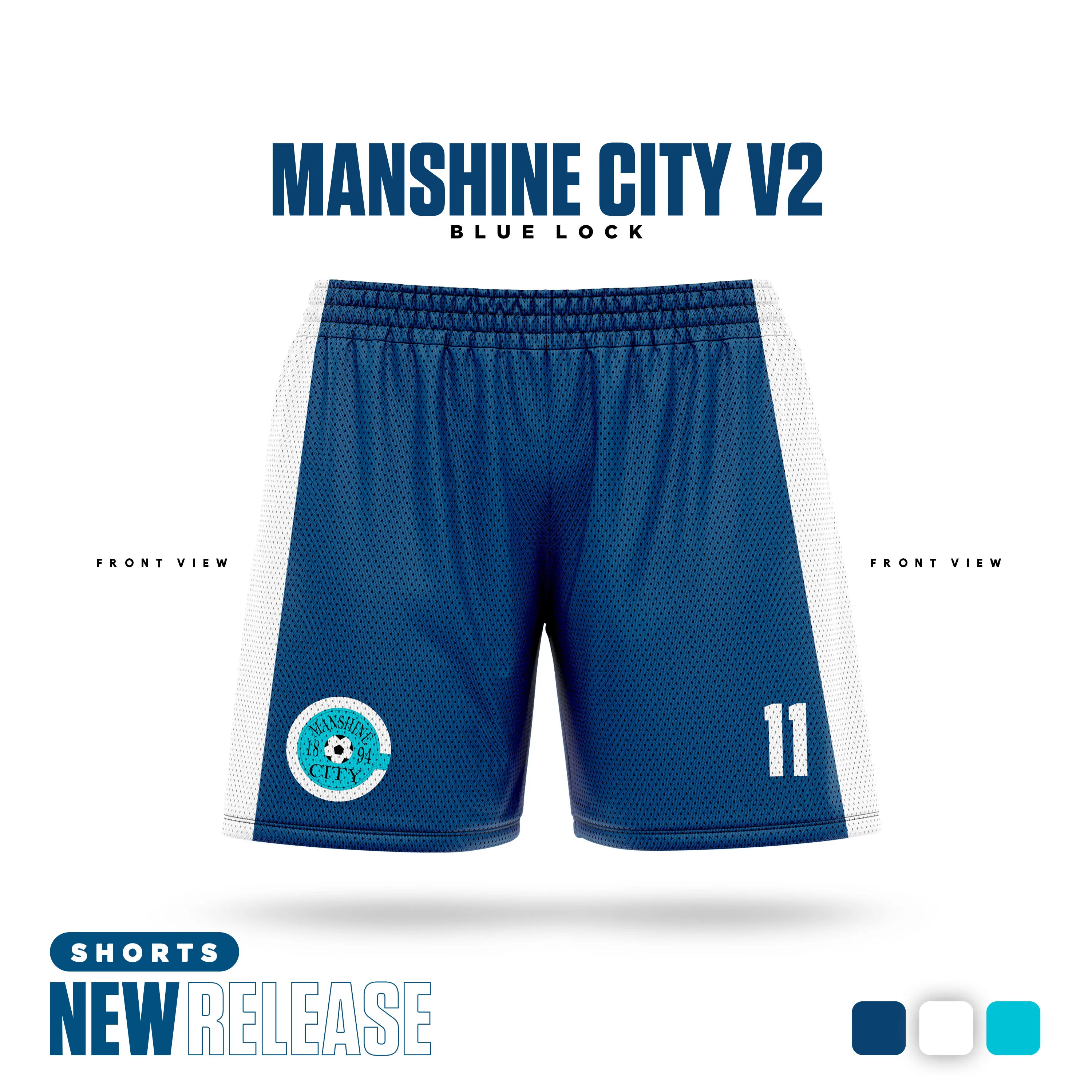 Blue Lock Manshine City Cartoon Anime Jersey Men Shorts Summer 2024 New Fashion Women Short Pants Sport Children Bottom 2