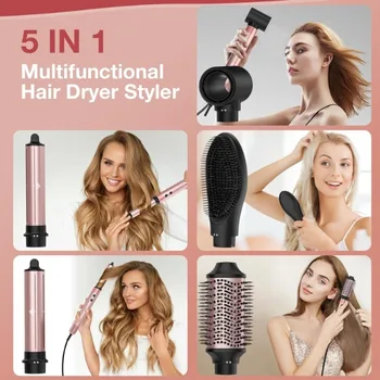 Brightup Air Styler, Professional Hair Dryer Brush with 110,000 RPM High-Speed Negative Ionic Blow Dryer, Auto Wrap Curlers 2