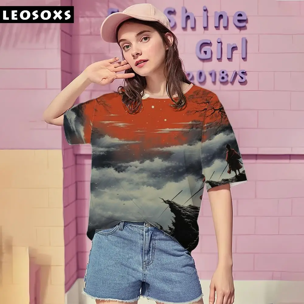 

Футболка женская оверсайз с забавным 3D-принтом, свободная крой, обычная Байкерская одежда для женщин среднего возраста, уличная одежда, лето