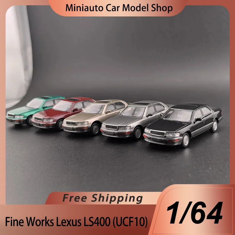 새로운 재고 있음 Fine Works 1:64 Lexus Ls400 (Ucf10) 합금 미..