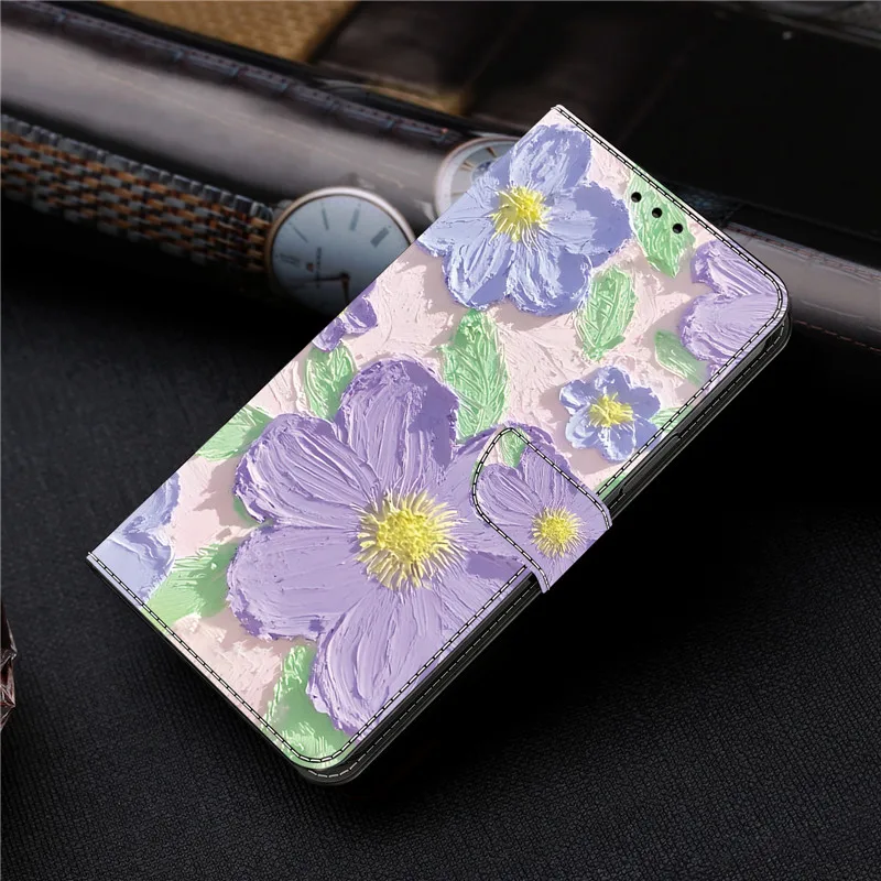 Luxurious 3D Leather Flip Phone Case Cover