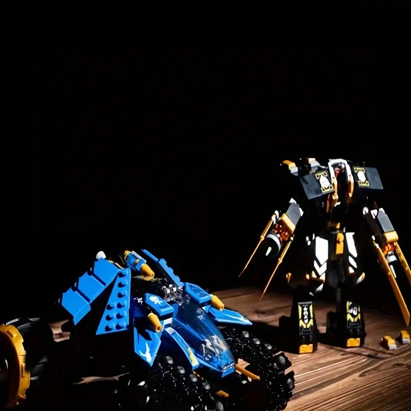 576PCS Technical Ninja Thunder Raider Mechanical Warrior