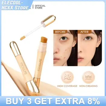 FOCALLURE 여드름 반점 다크 서클 컨실러, 오래 지속되는 방수 메이크업 컨실러, 리퀴드 컨실러 파운데이션 크림, 7 가지 색상