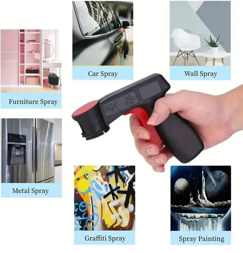 Plastic Portable Spray Paint Handle