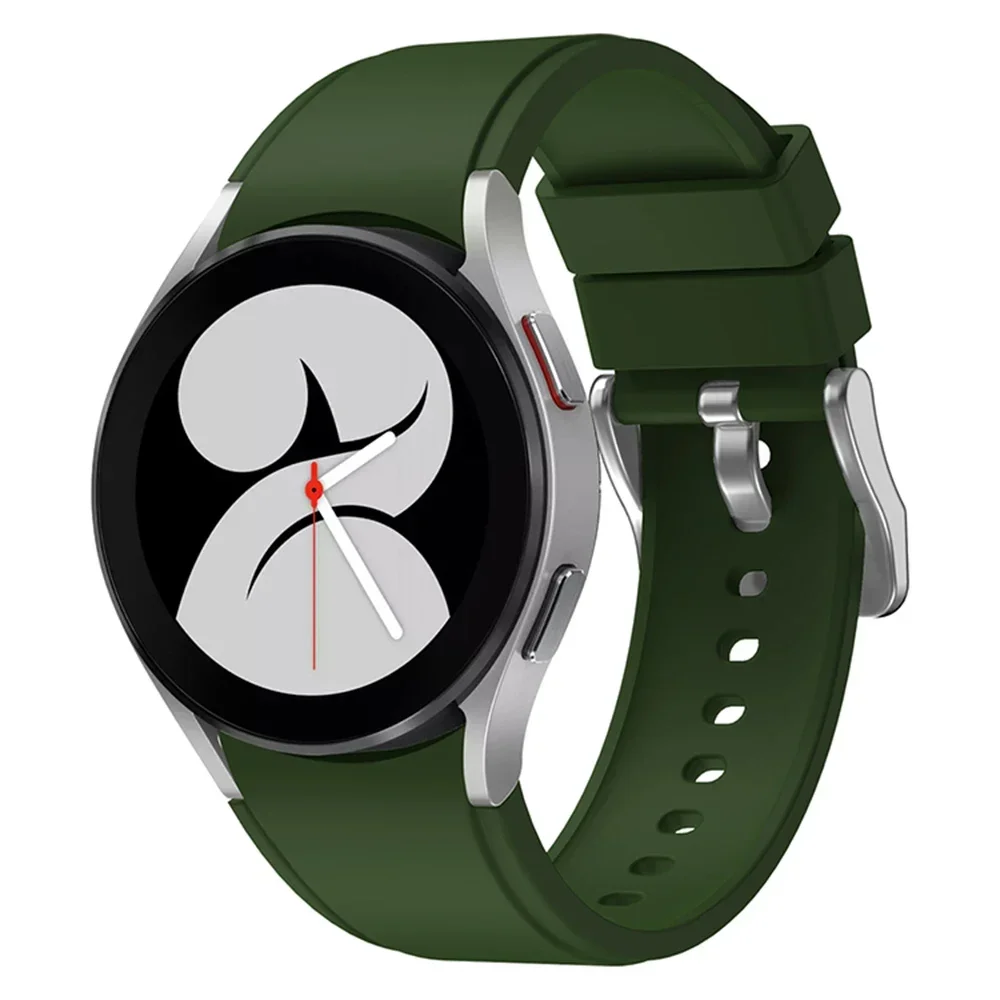 Universal 20MM Sports Silicone Watch Strap - Original Wristband Replacement