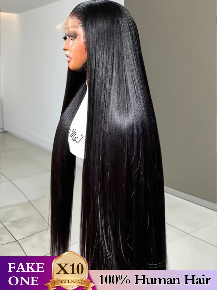 100% Human Hair 30 40 Inch Wigs 4x4 13x4 Hd Lace Wig 13x6 Hd Lace Human Hair Wig 300% Density Bone Straight Vietnamese Raw Hair 1